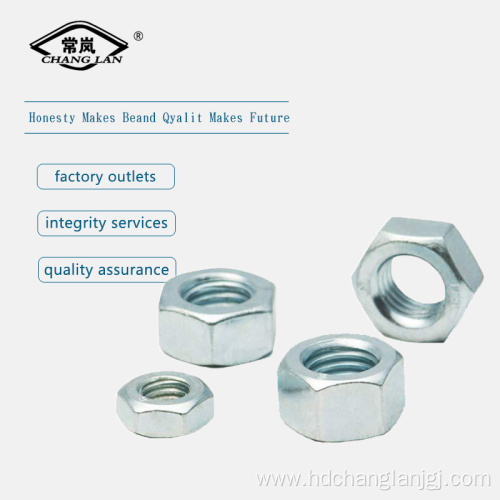 DIN934 Galvanized hexagon nut